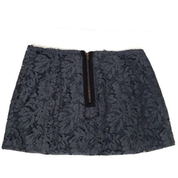 CHASER Gray High Waist Lace Pencil Skirt - Picture 10 of 15